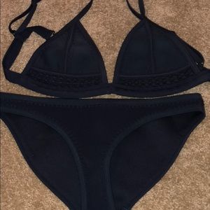 Navy triangl bikini